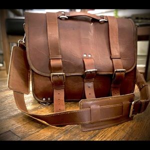 The BEST  Leather Briefcase Backpack EVER. 💯